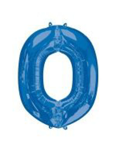 Picture of BLUE LETTER O FOIL BALLOON
